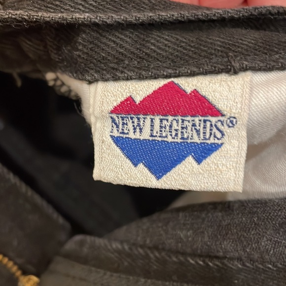 NEW LEGENDS Jeans boys 12 straight leg Black Denim snap closure EUC - Picture 5 of 9